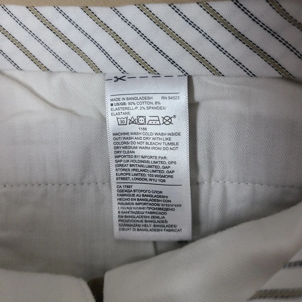 Banana Republic Pants Mens 35x30 Beige Mason Athletic‎ Tapered Fit Performance